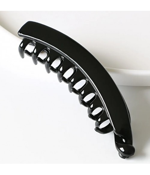 Заколка банан черного цвета Заколка банан черного цвета