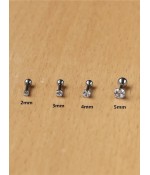 Серьги гвоздики 5 мм