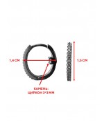 Серьги конго кольца