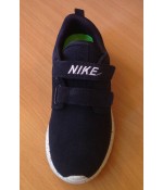 Кроссовки детские НАЙК (Nike Roshe Run) унисекс на липучках темно-синие