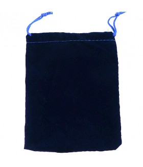 Мешочек подарочный бархатный 12х15 темно-синий
