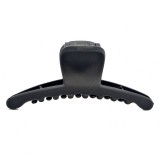 Краб для волос из каучука черного цвета