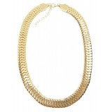 Цепочка колье золотого цвета