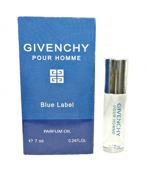 Духи мужские масляные Givenchy Pour Homme Blue Label (Живанши блю лейбл)