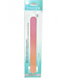 Пилка для ногтей Zinger наждачная розовая