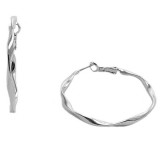 Серьги крупные кольца из медицинской стали 4 см