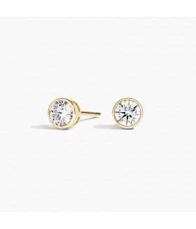 Серьги маленькие позолоченные гвоздики из медицинской стали 