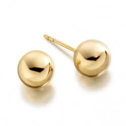 Серьги позолоченные